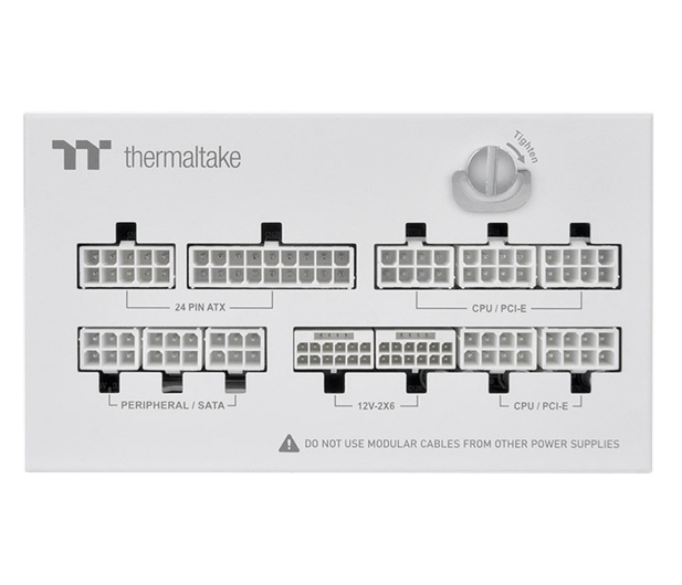 Thermaltake Dockpower FI 750W 80 Plus Gold modular ATX3.1 Gen5 Snow - 1608670 - zdjęcie 5